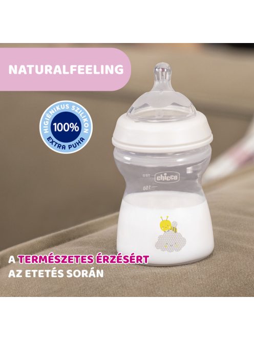 NaturalFeeling 250 ml cumisüveg közepes folyású