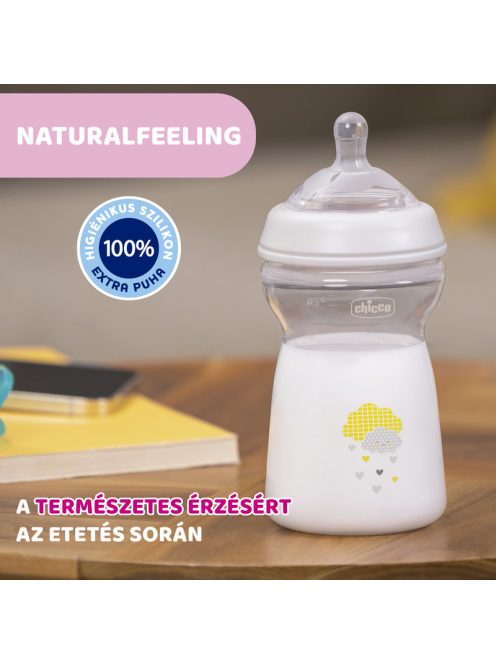 NaturalFeeling 330 ml cumisüveg gyors folyású