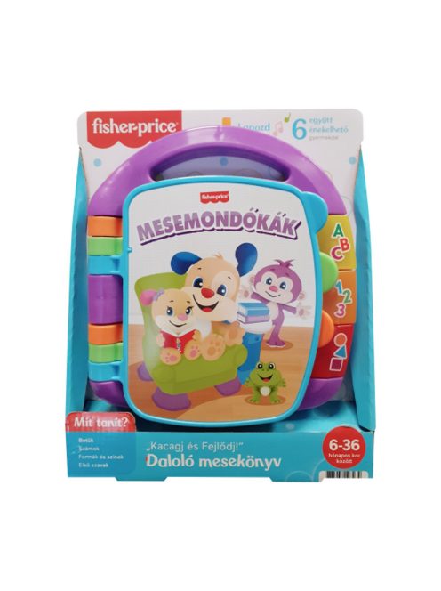 Fisher-Price fejlesztõ játék daloló mesekönyv CJW49