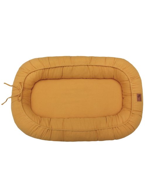 Scamp babafészek muszlin Mustard DBF008