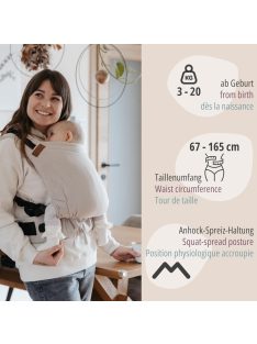   Hoppediz Buckle babahordozó újszülött kortól, OUTLET termék 