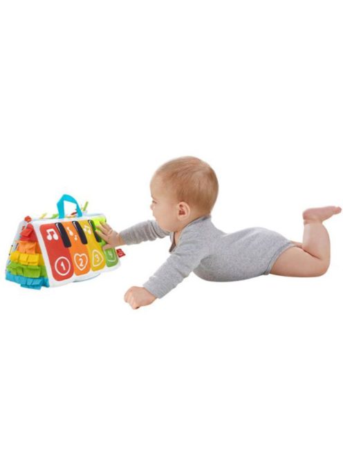 Fisher-Price Kick and Play rugdalozó talpak puha zongora HND54