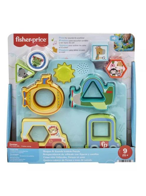 Fisher-Price Forma és járgány kirakó fénnyel és hanggal