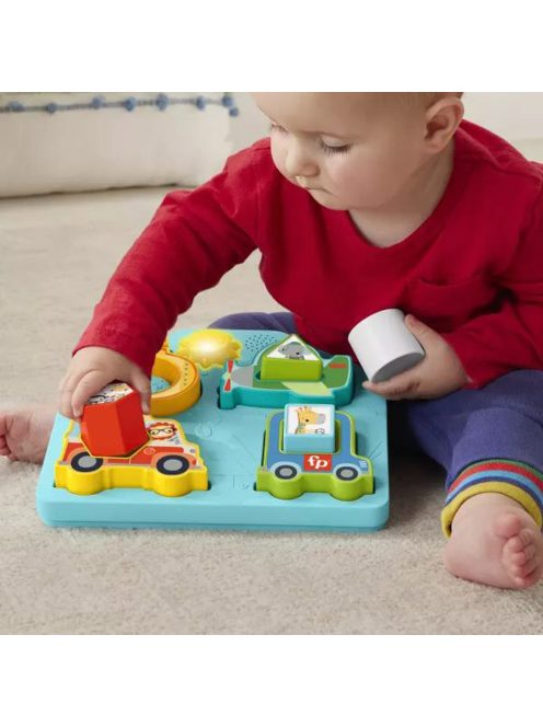 Fisher-Price Forma és járgány kirakó fénnyel és hanggal