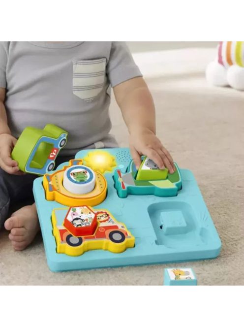 Fisher-Price Forma és járgány kirakó fénnyel és hanggal