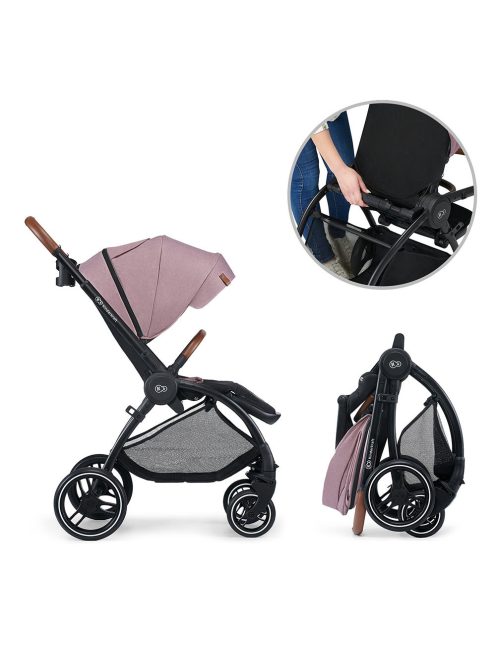 Kinderkraft babakocsi többfunkciós Evolution Cocoon 2in1 puha mózessel Mauvelous pink