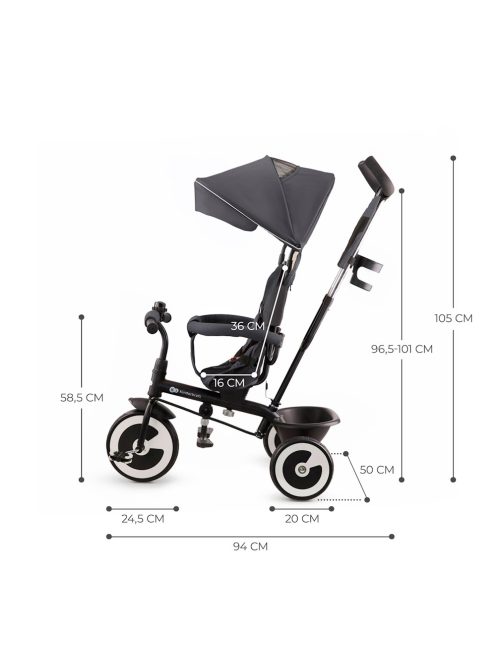 Kinderkraft tricikli Aston malachit grey