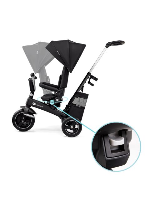 Kinderkraft tricikli Easytwist Black