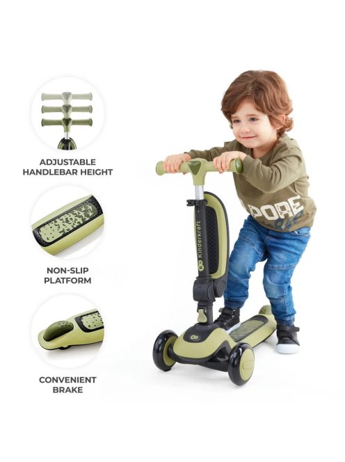 Kinderkraft roller és futóbicikli 2in1 Halley pink