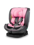 Lionelo gyerekülés Bastiaan i-Size Isofix 360 fok 40-150 cm pink-szürke