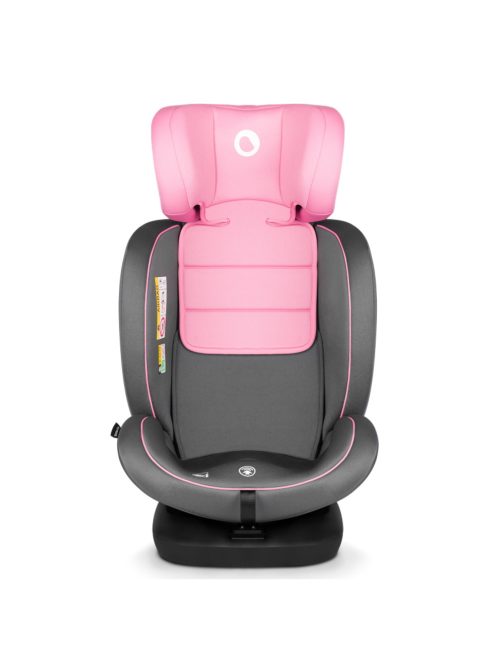 Lionelo gyerekülés Bastiaan i-Size Isofix 360 fok 40-150 cm pink-szürke