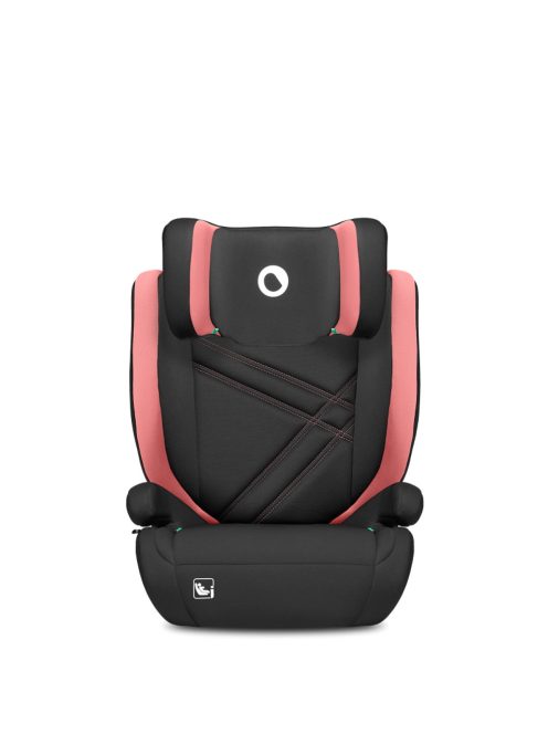 Lionelo gyerekülés Hugo I-Size 100-150 cm Isofix pink-szürke