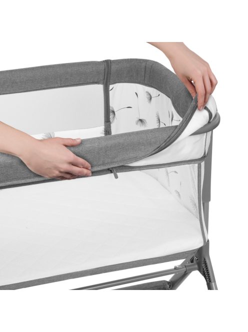 Lionelo babaágy bölcsõ babaöböl 3in1 Leonie Plus szürke