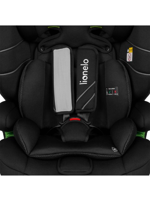Lionelo gyerekülés Levi One I-Size 76-150 cm fekete-carbon