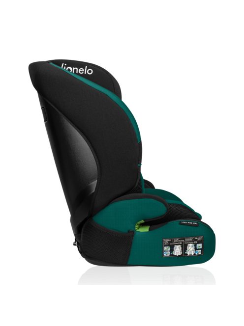 Lionelo gyerekülés Levi One I-Size 76-150 cm fekete-zöld