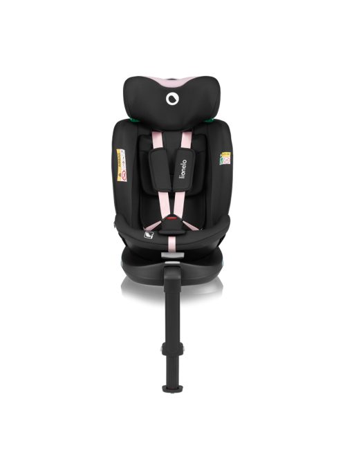 Lionelo gyerekülés Navy i-Size Isofix 360 fok 40-150 cm pink