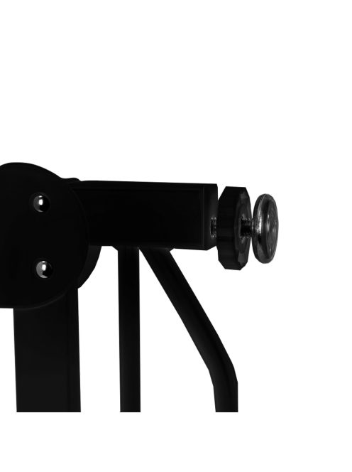 Lionelo ajtórács fém Truus 75-105 cm fekete-onyx