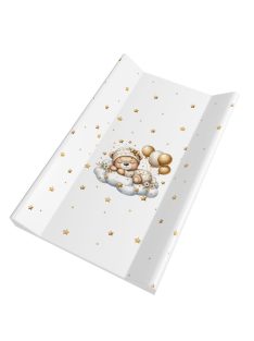 Color pelenkázó lap merev 2 oldalú 80x50cm Maci uni bézs