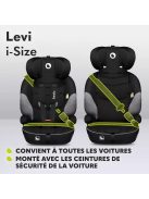  LIONELO Levi I-SIZE 76-150 cm autós gyerekülés, szürke, OUTLET termék