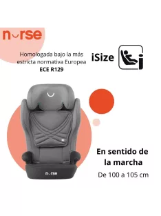   Jané Nurse Spring I-size összecsukható gyerekülés 100-150cm, OUTLET termék 