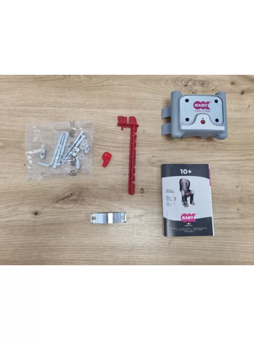 OKBaby 10+ biciklis gyerekülés, szürke-ezüst, OUTLET termék