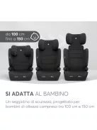 Kikkaboo I-Aid i-size 100-150cm gyerekülés, OUTLET termék