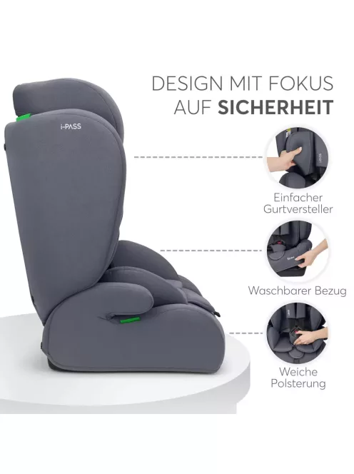 KikkaBoo i-Pass 76-150cm gyerekülés, OUTLET termék