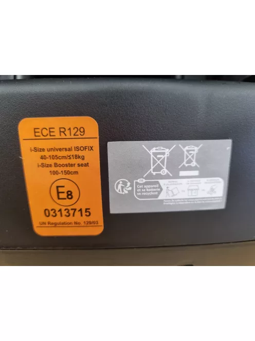 Lettas 360° i-Size 40-150cm Isofix gyerekülés, OUTLET termék