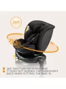  Lionelo Navy i-Size Isofix 360 fok 40-150 cm fekete gyerekülés, OUTLET termék