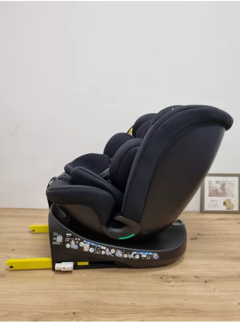  Lionelo Navy i-Size Isofix 360 fok 40-150 cm fekete gyerekülés, OUTLET termék