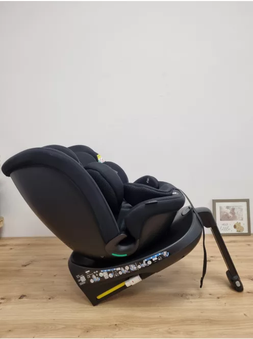  Lionelo Navy i-Size Isofix 360 fok 40-150 cm fekete gyerekülés, OUTLET termék