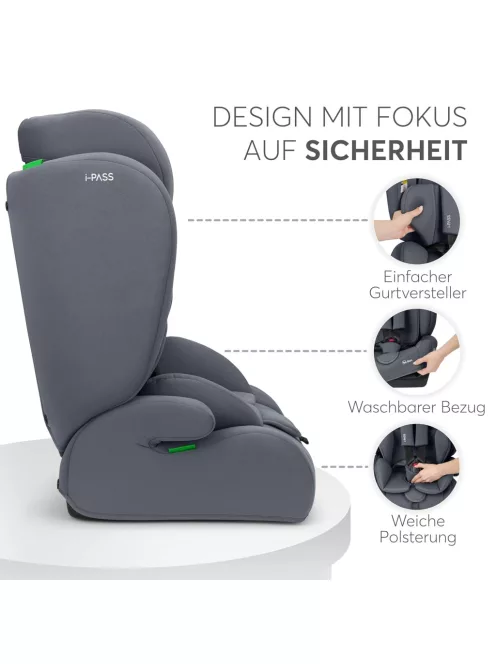 KikkaBoo i-Pass 76-150cm gyerekülés, OUTLET termék