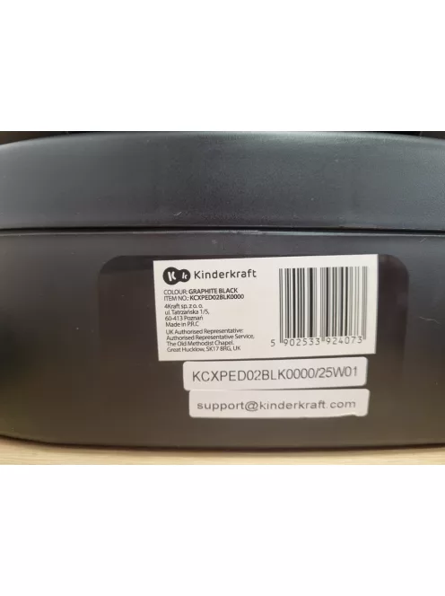  Kinderkraft Xpedition2 I-size autósülés 40-150 cm – graphite black OUTLET termék
