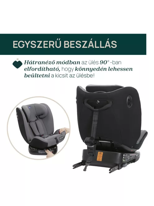 Chicco Unico Evo I-Size Isofix 360° 40-150cm gyerekülés, OUTLET termék