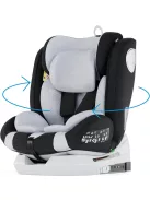 BABIFY Onboard 360° gyerekülés, i-Fix, 40-150 cm - szürke, OUTLET termék
