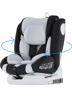   BABIFY Onboard 360° gyerekülés, i-Fix, 40-150 cm - szürke, OUTLET termék