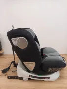 BABIFY Onboard 360° gyerekülés, i-Fix, 40-150 cm - szürke, OUTLET termék