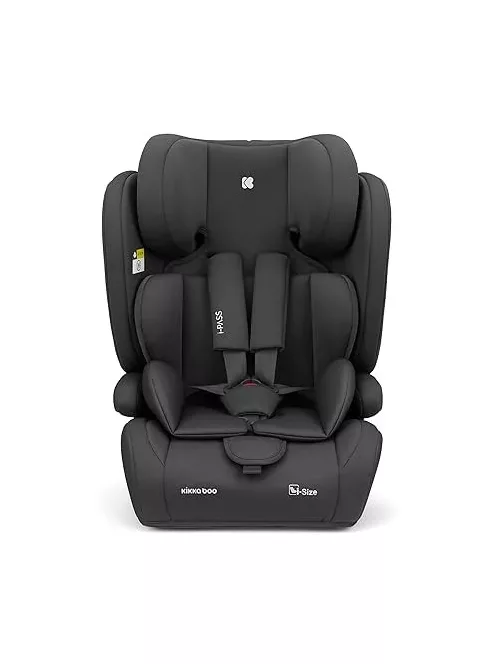 KikkaBoo i-Pass 76-150cm gyerekülés-fekete, OUTLET termék