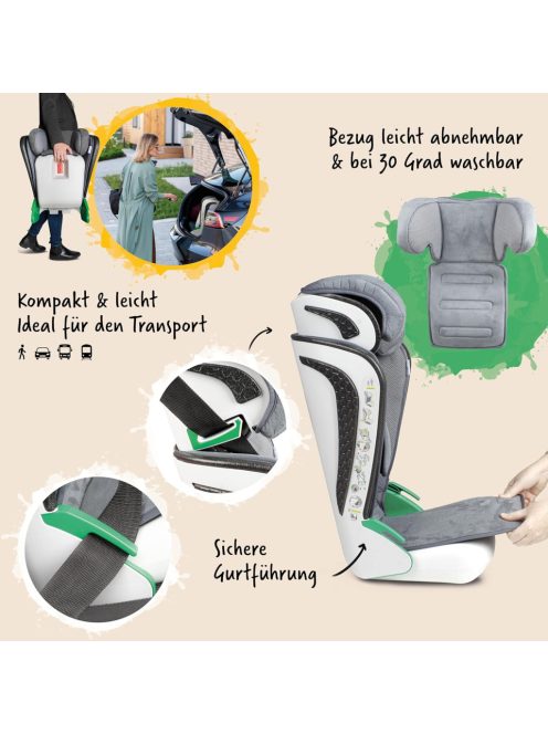 Noemi, összecsukható gyerekülés, 3-8 éves korig, Outlet termék.