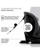 Kinderkraft gyerekülés I-Grow i-Size Isofix 40-150cm szürke. OUTLET termék