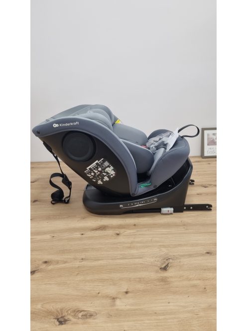 Kinderkraft gyerekülés I-Grow i-Size Isofix 40-150cm szürke. OUTLET termék