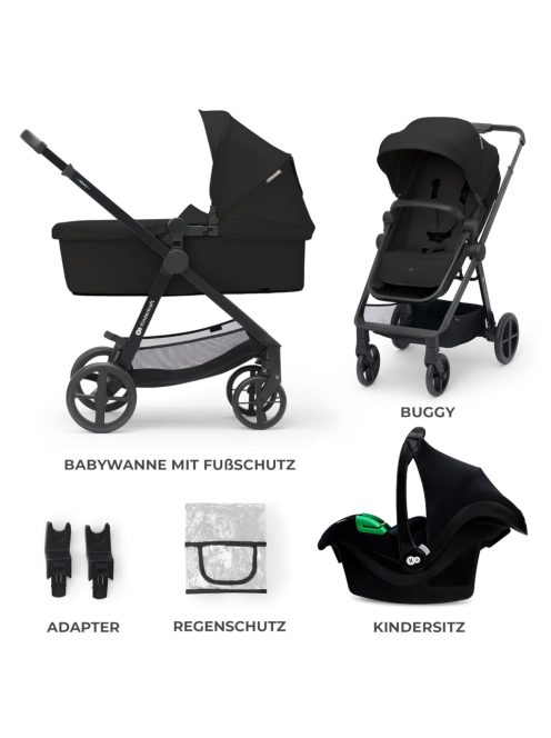 Kinderkraft NEWLY 3 az 1-ben babakocsi, OUTLET termék