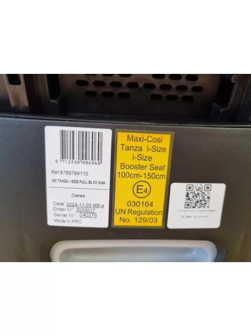 Maxi-Cosi Tanza i-Size Isofix gyerekülés, gyerekülés 100-150cm,OUTLET termék.