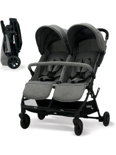 Asalvo Henry ikerbabakocsi-szürke, OUTLET termék