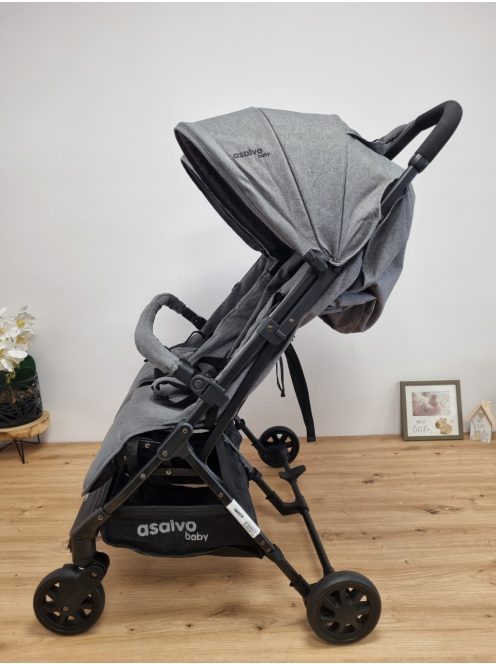 Asalvo Henry ikerbabakocsi-szürke, OUTLET termék