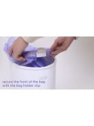 Ubbi Steel rozsdamentes pelenkatároló kuka, OUTLET termék