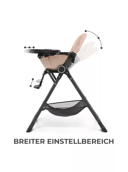 Kinderkraft FOLDEE etetőszék, 6 hó kortól, OUTLET termék