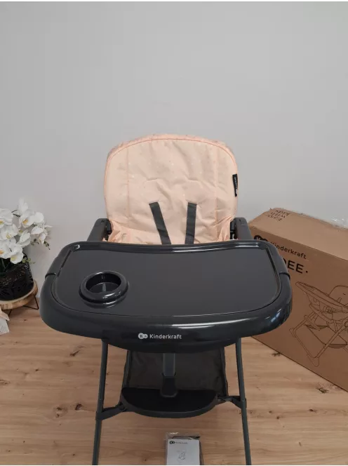 Kinderkraft FOLDEE etetőszék, 6 hó kortól, OUTLET termék