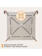 Lionelo Bonnie utazójáróka 100x100cm Beige sand, OUTLET termék