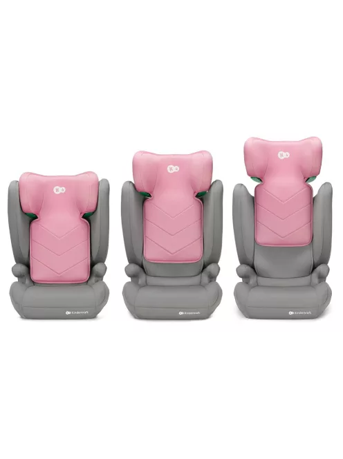 Kinderkraft I-SPARK i-Size 100-150cm gyerekülés, pink- OUTLET termék